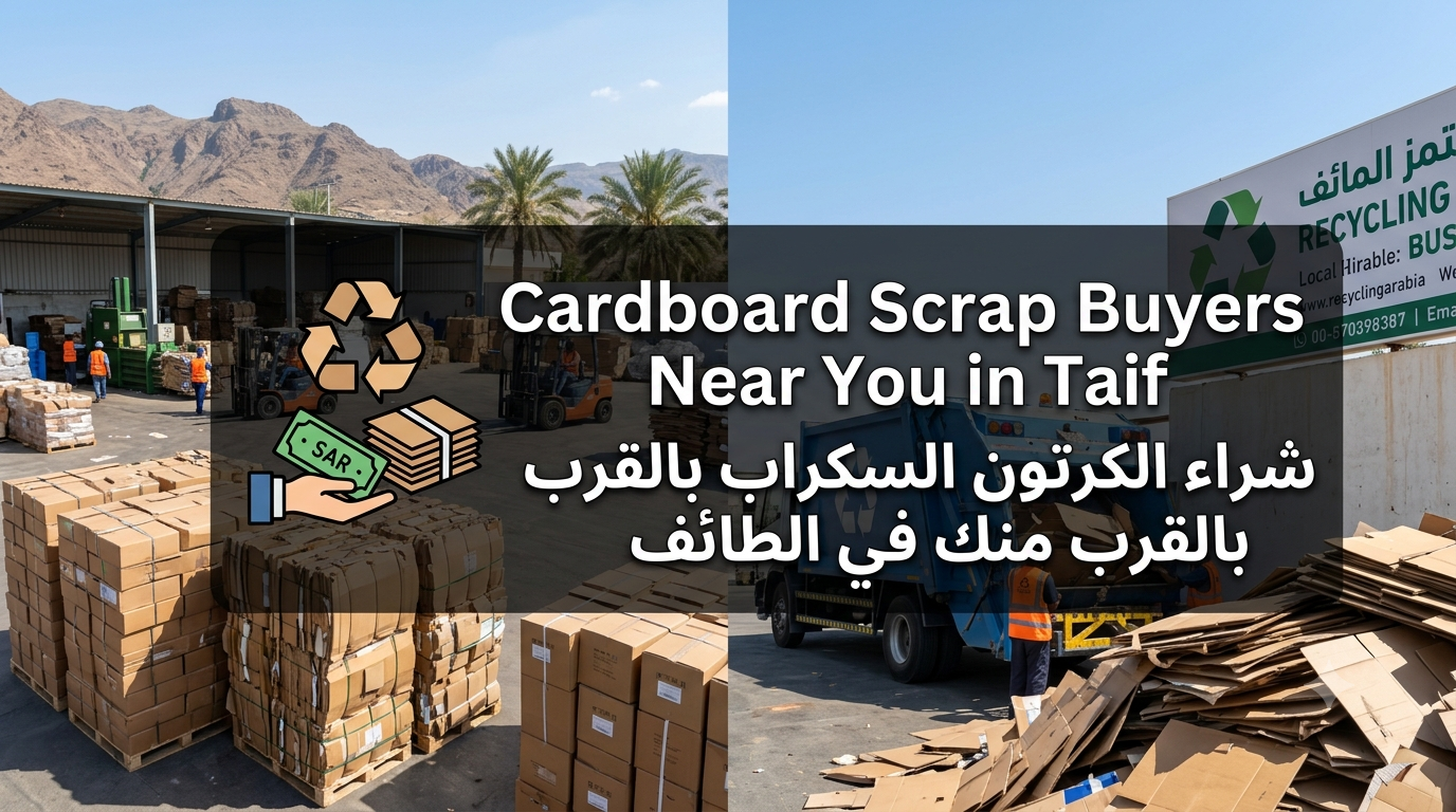 Cardboard Scrap Buyers Near You in Taif | شراء الكرتون السكراب بالقرب منك في الطائف
