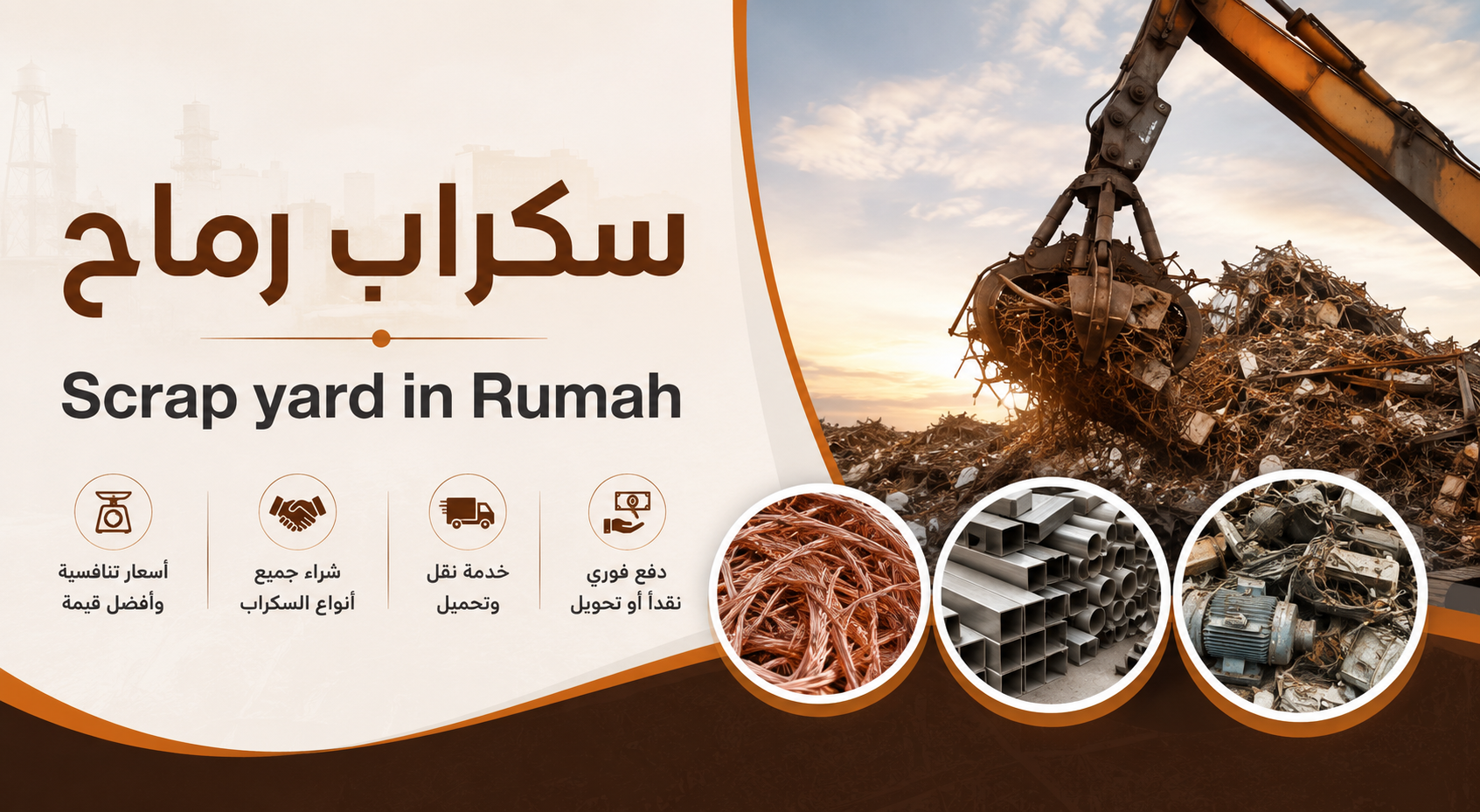 Scrap yard in Rumah