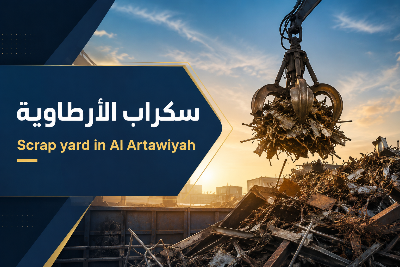 Scrap yard in Al Artawiyah