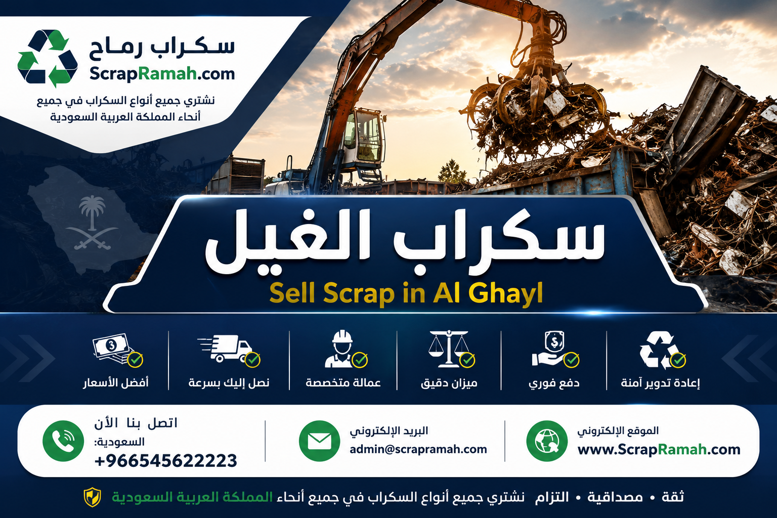 سكراب الغيل - Sell Scrap in Al Ghayl 