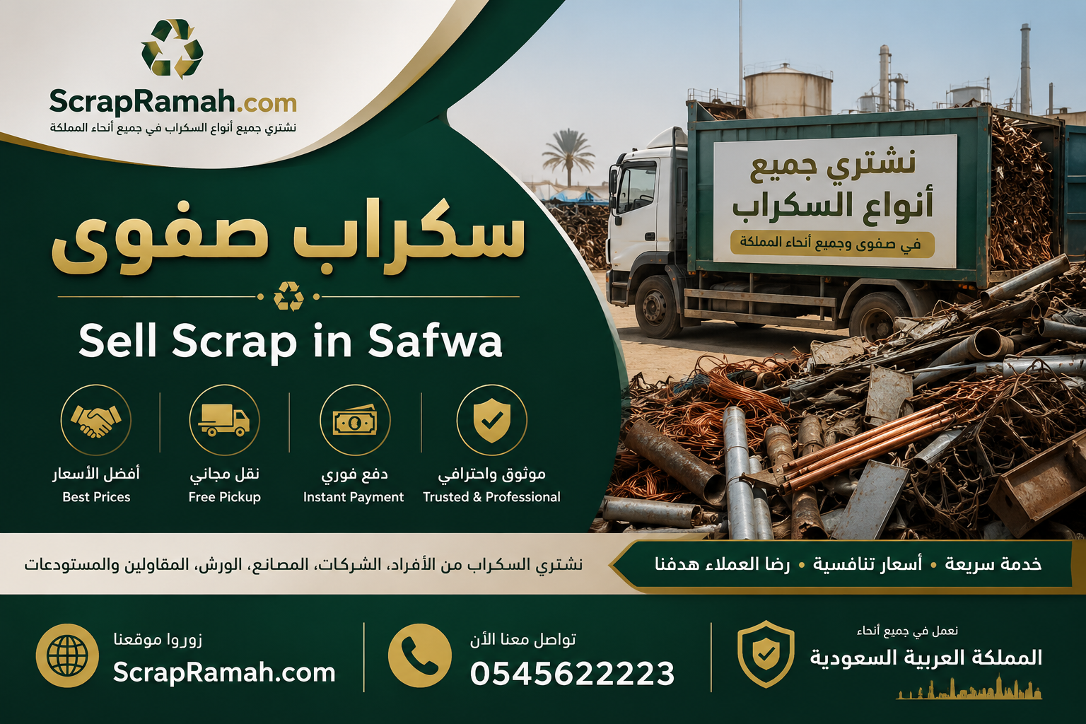 سكراب صفوى - Sell Scrap in Safwa 