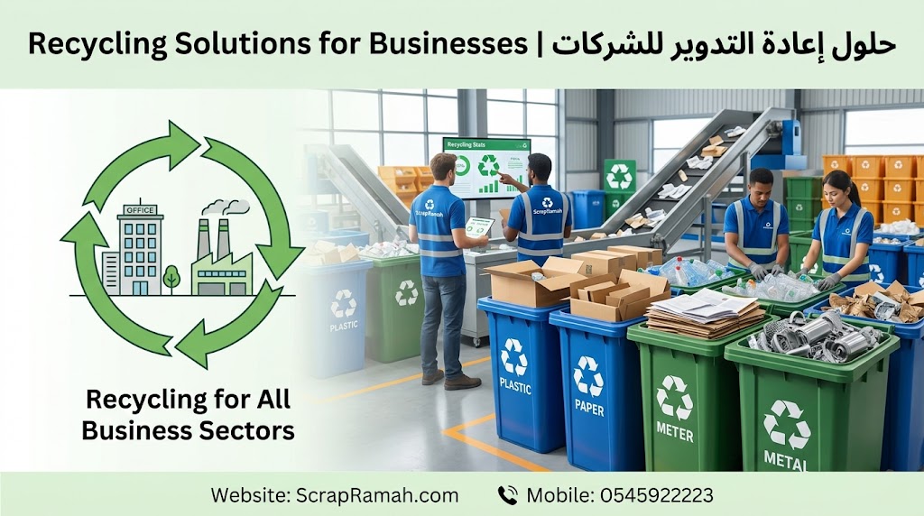 Recycling Solutions for Businesses حلول إعادة التدوير للشركات