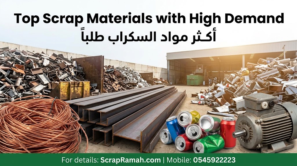 أكثر مواد السكراب طلباً في السعودية | Top Scrap Materials with High Demand